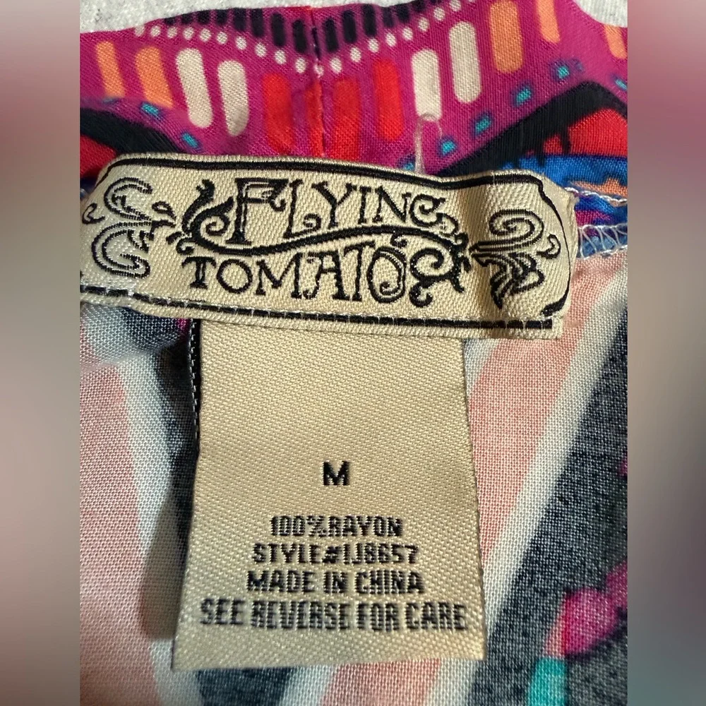 Flying Tomato Bohemian Geometric Tribal Vibrant Kimono Cardigan‎ 🌿